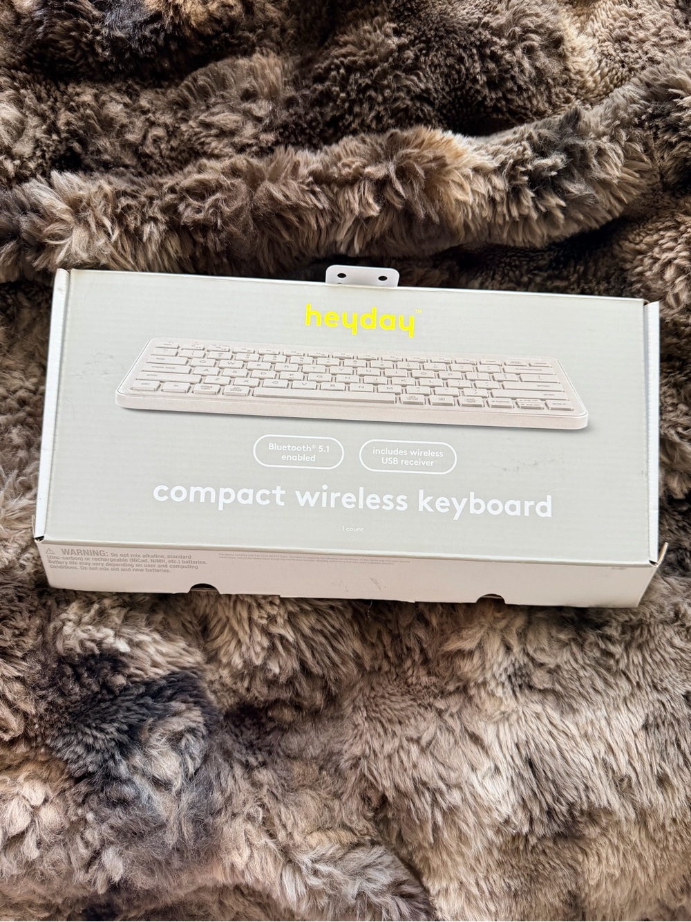 heyday Compact Wireless Keyboard - Cream